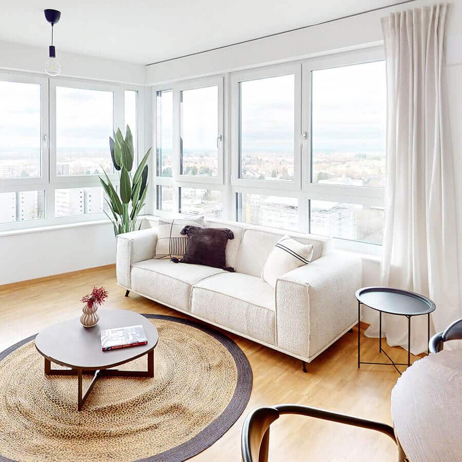 Musterwohnung living room 1